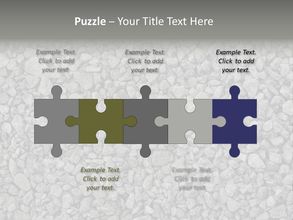 Gray Material Closeup PowerPoint Template