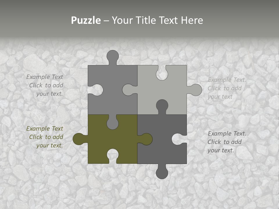 Gray Material Closeup PowerPoint Template