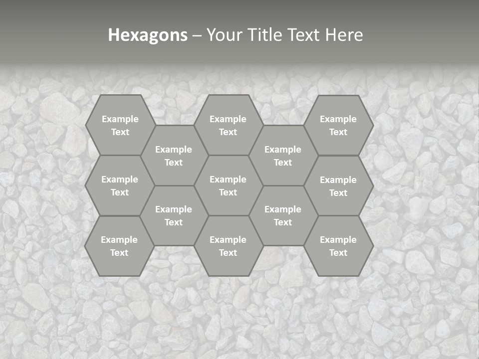 Gray Material Closeup PowerPoint Template