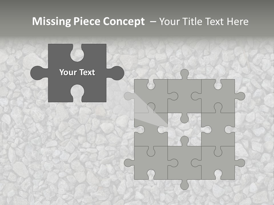 Gray Material Closeup PowerPoint Template