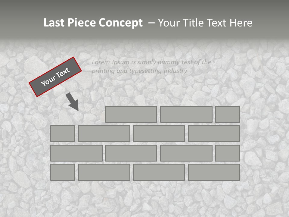 Gray Material Closeup PowerPoint Template