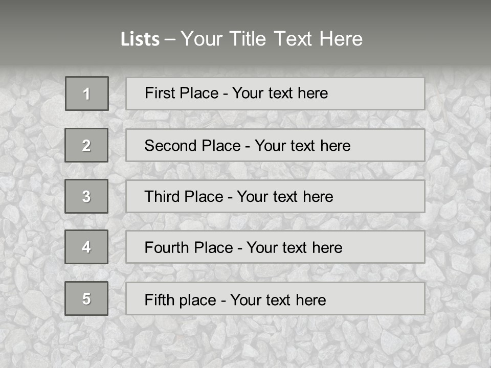 Gray Material Closeup PowerPoint Template