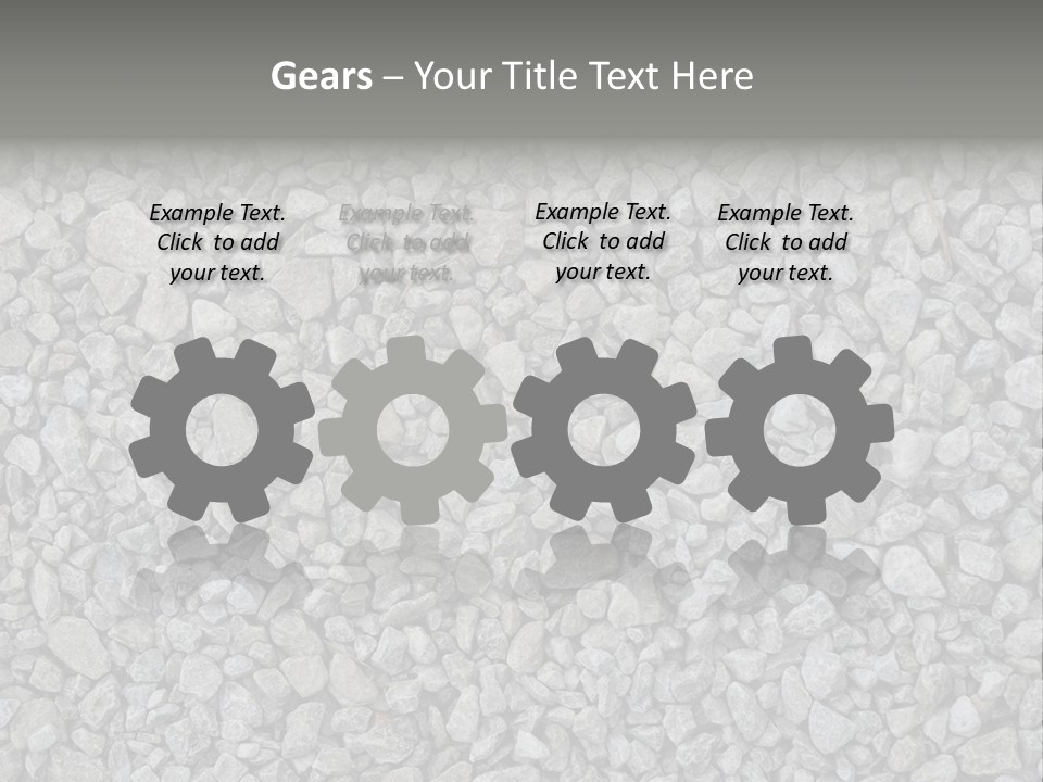 Gray Material Closeup PowerPoint Template