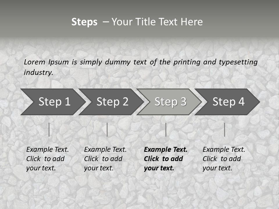 Gray Material Closeup PowerPoint Template