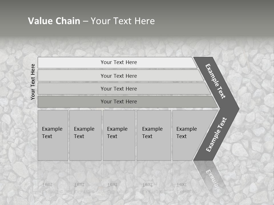 Gray Material Closeup PowerPoint Template