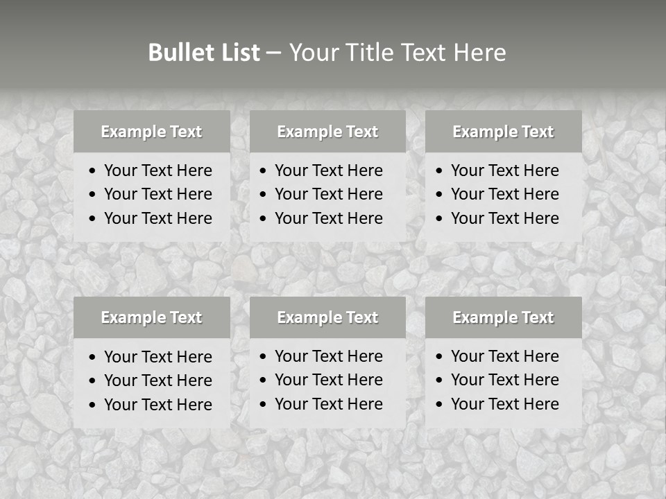 Gray Material Closeup PowerPoint Template