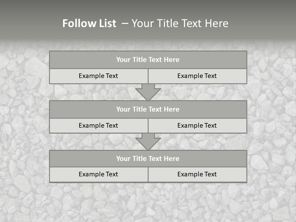 Gray Material Closeup PowerPoint Template