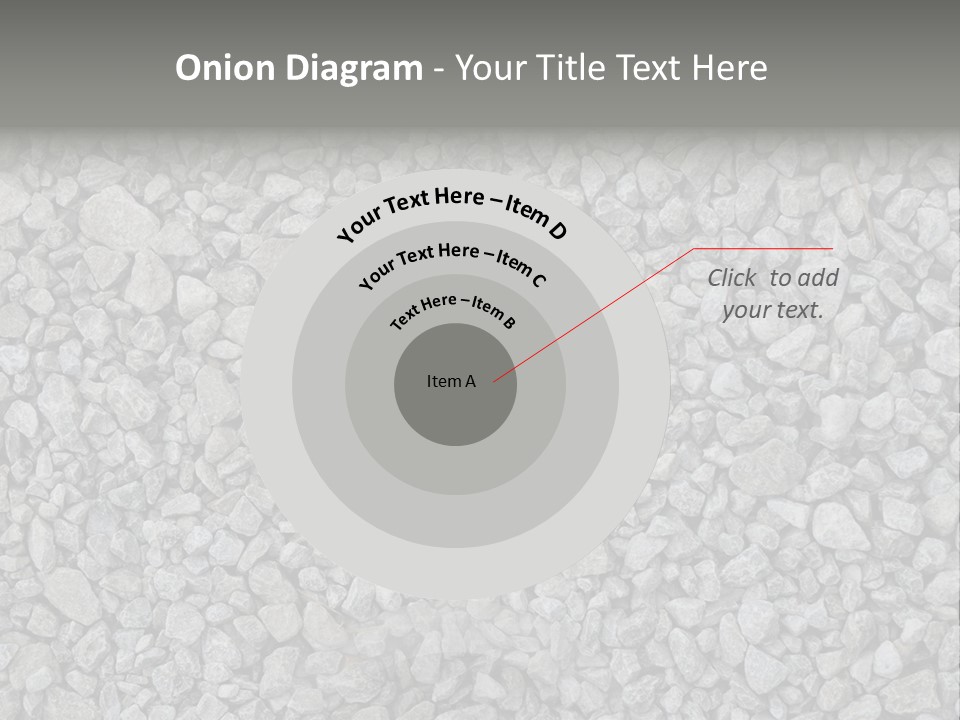 Gray Material Closeup PowerPoint Template