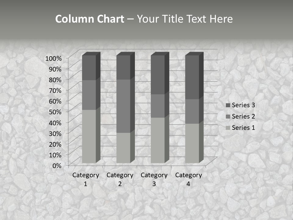 Gray Material Closeup PowerPoint Template