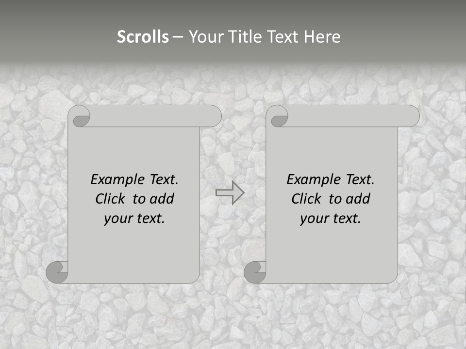 Gray Material Closeup PowerPoint Template