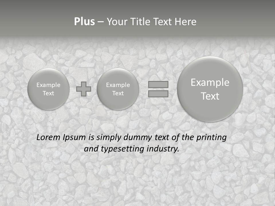 Gray Material Closeup PowerPoint Template