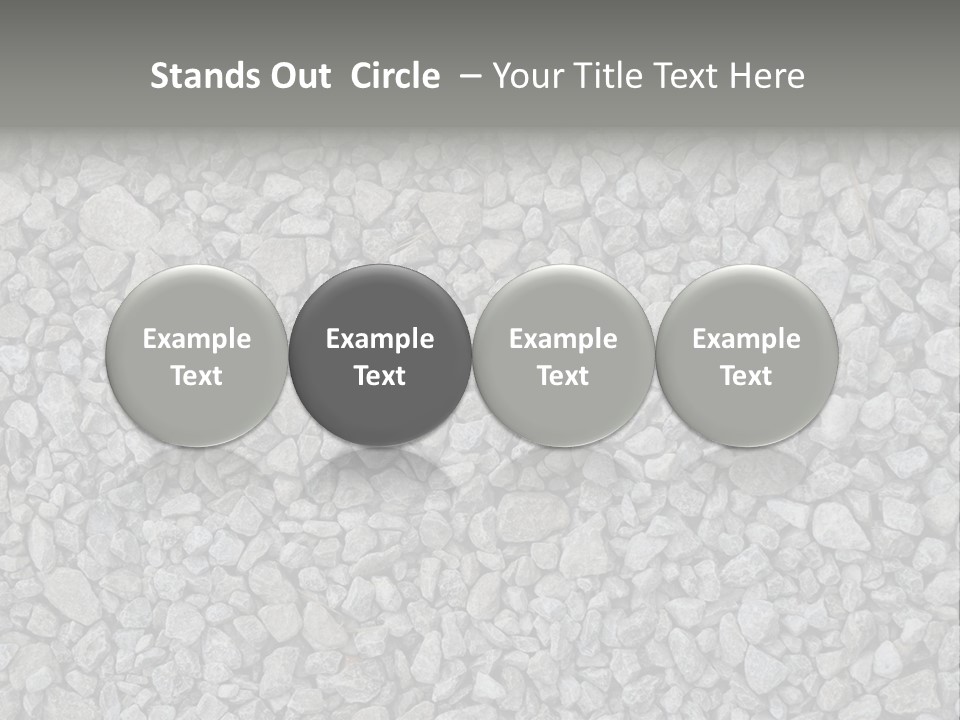 Gray Material Closeup PowerPoint Template