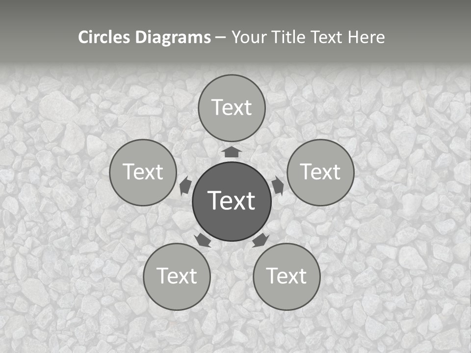 Gray Material Closeup PowerPoint Template