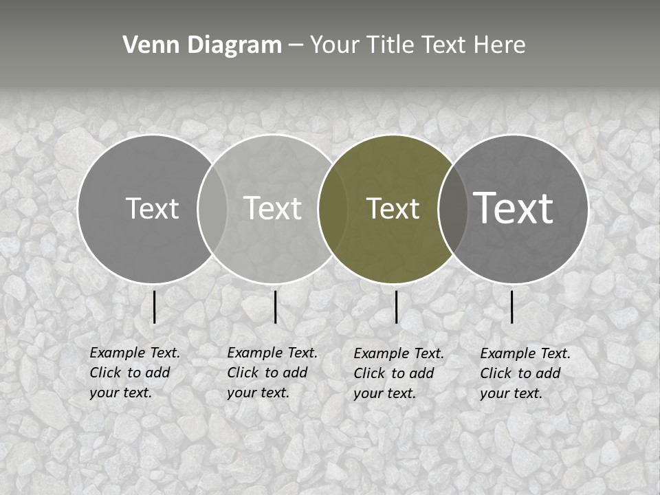 Gray Material Closeup PowerPoint Template