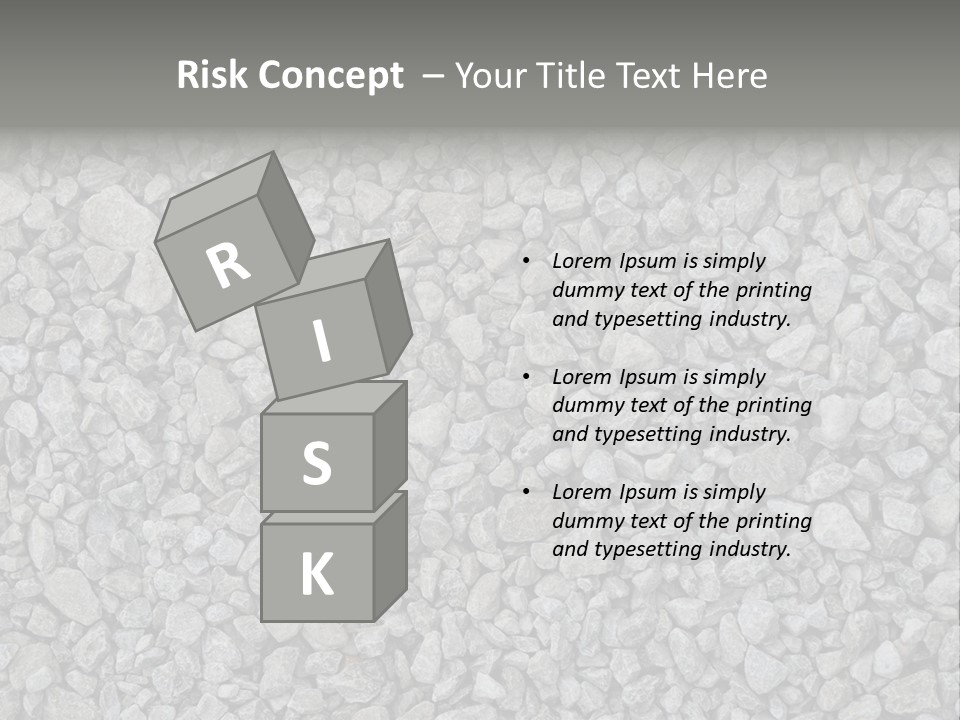 Gray Material Closeup PowerPoint Template