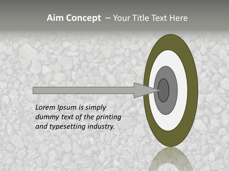 Gray Material Closeup PowerPoint Template
