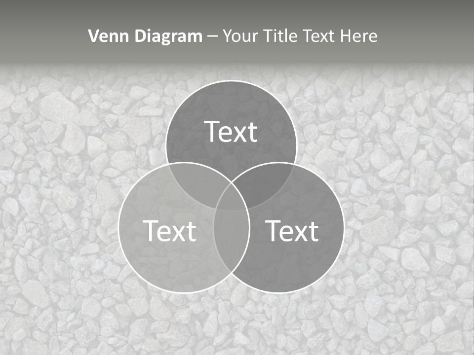 Gray Material Closeup PowerPoint Template