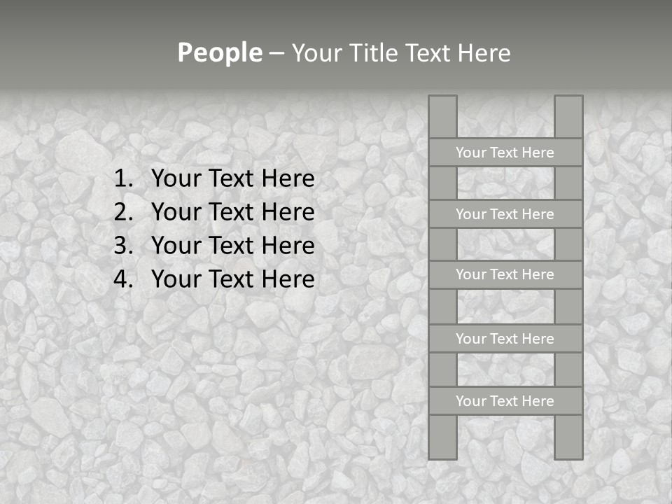Gray Material Closeup PowerPoint Template