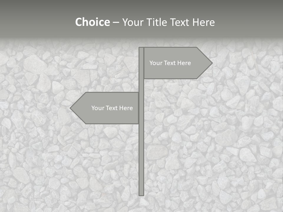 Gray Material Closeup PowerPoint Template