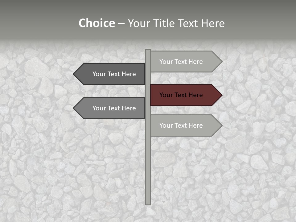 Gray Material Closeup PowerPoint Template
