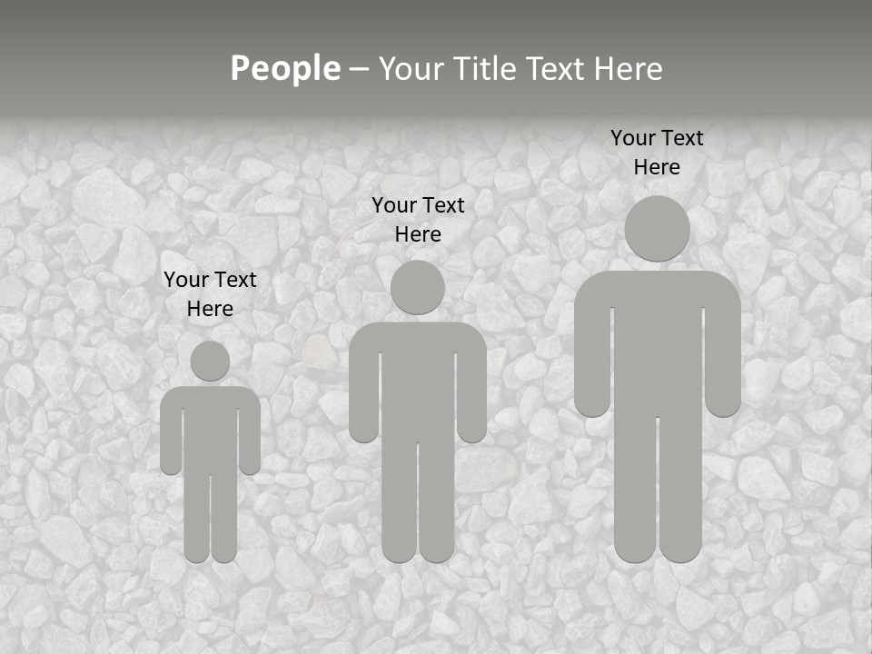 Gray Material Closeup PowerPoint Template