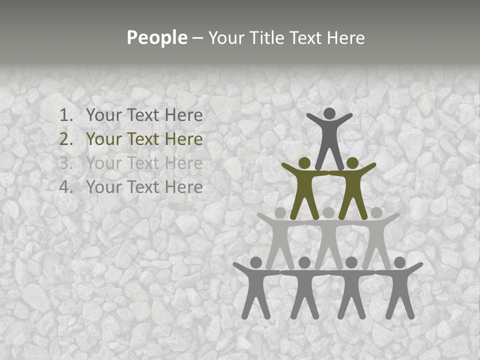 Gray Material Closeup PowerPoint Template