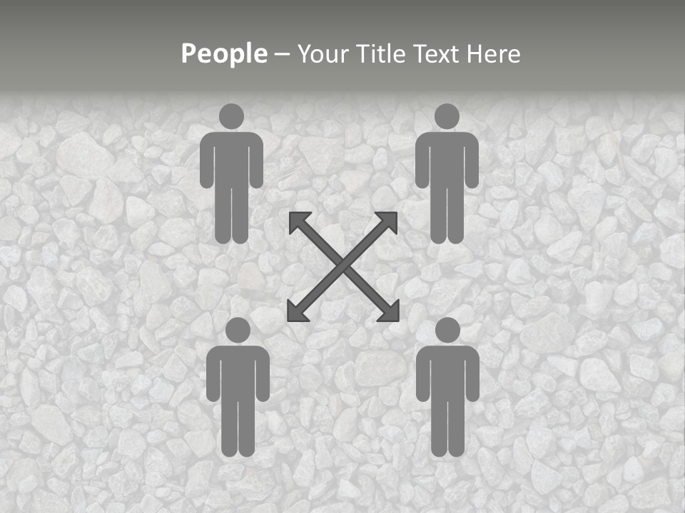 Gray Material Closeup PowerPoint Template