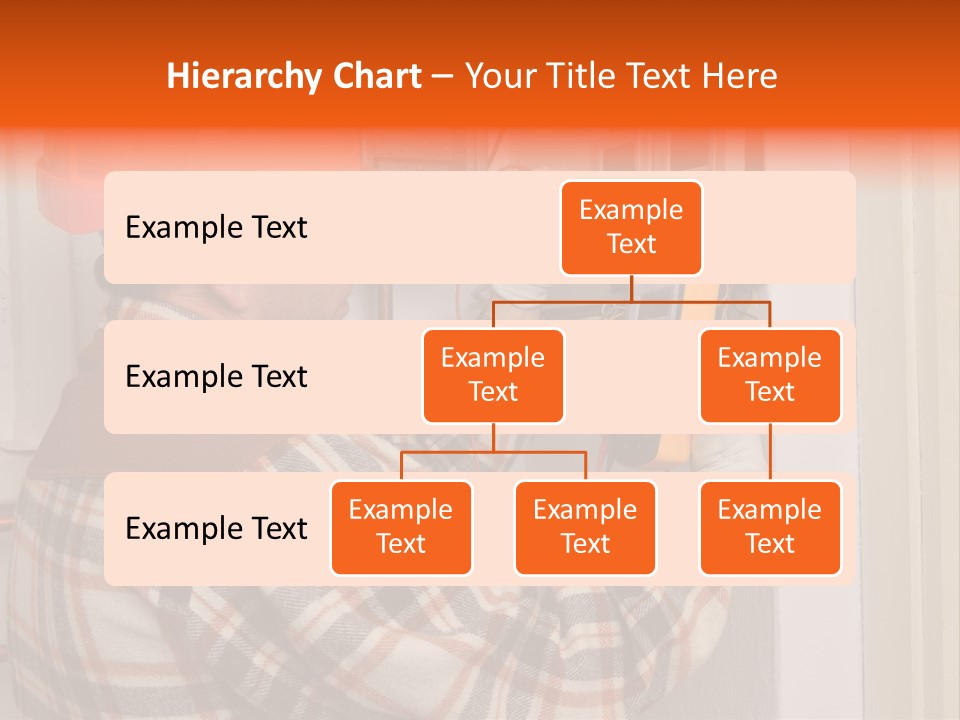 Panel Copper Crafts Person PowerPoint Template
