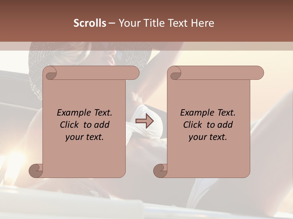 Portrait Show Trip PowerPoint Template
