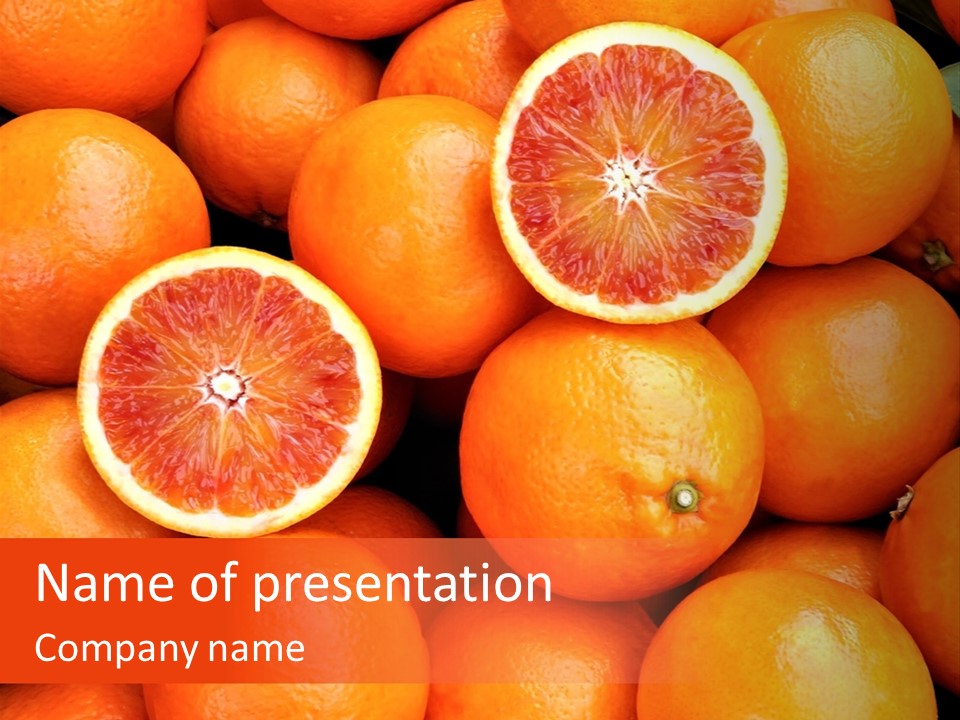 Juicy Diet Many PowerPoint Template