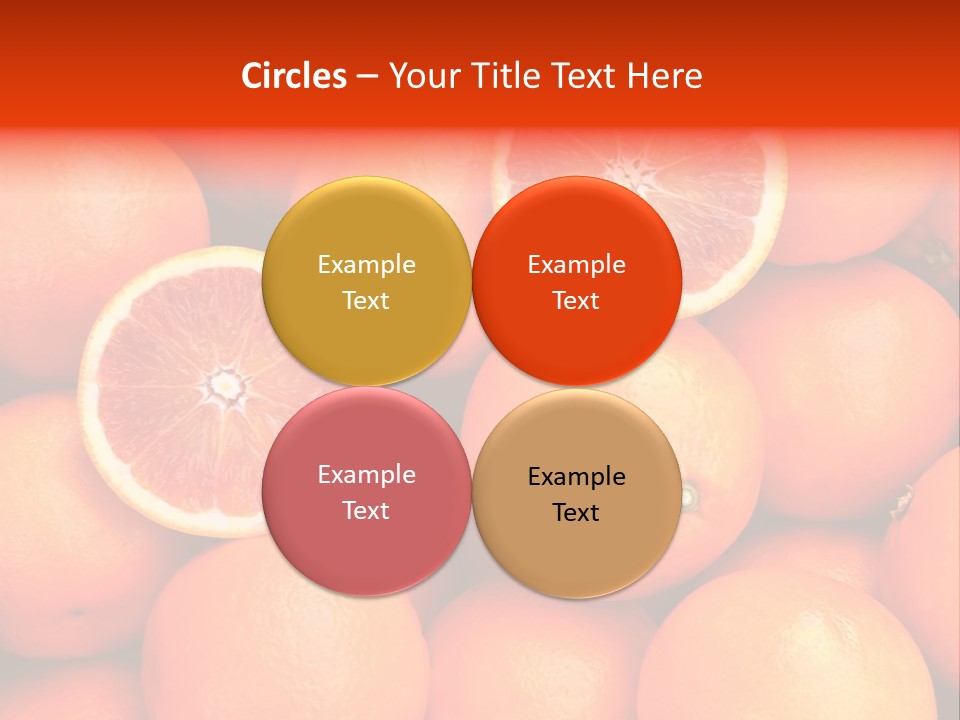 Juicy Diet Many PowerPoint Template