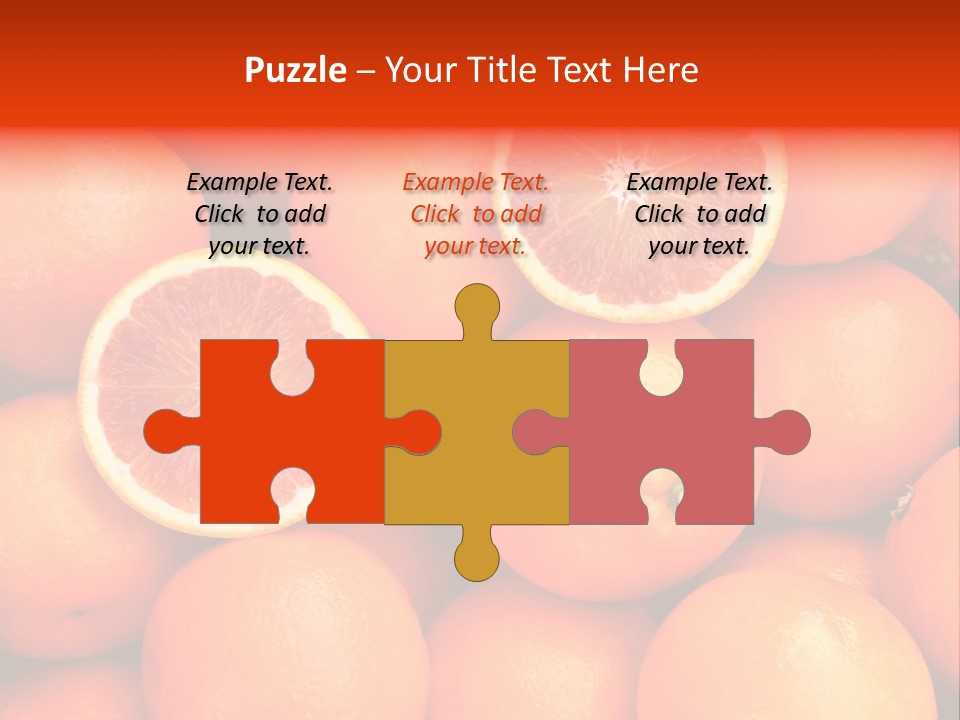 Juicy Diet Many PowerPoint Template