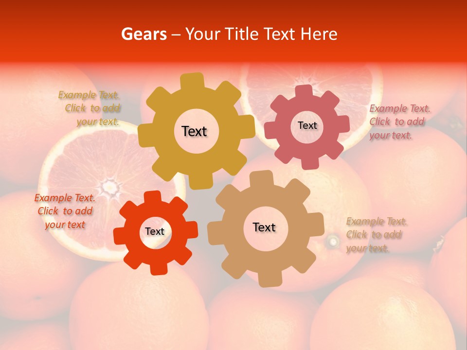 Juicy Diet Many PowerPoint Template