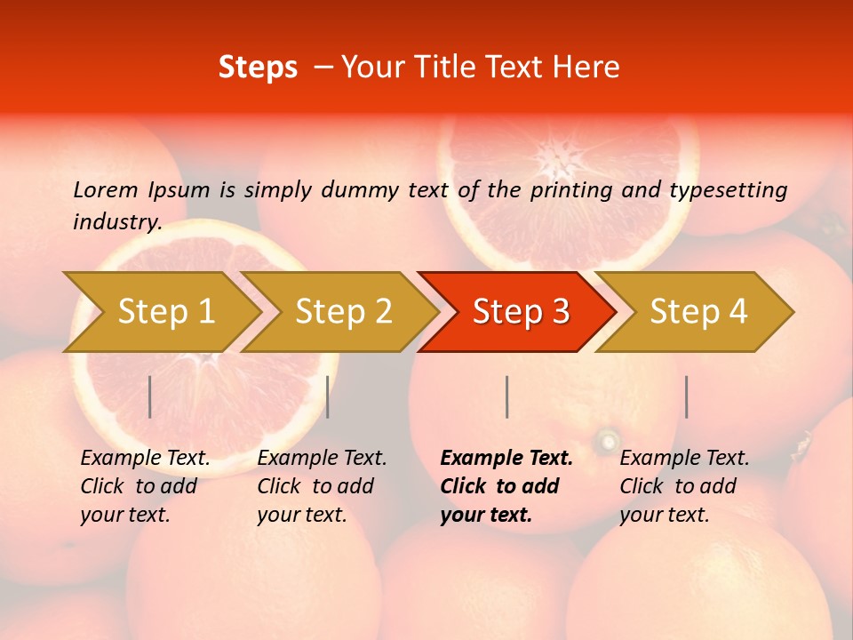 Juicy Diet Many PowerPoint Template