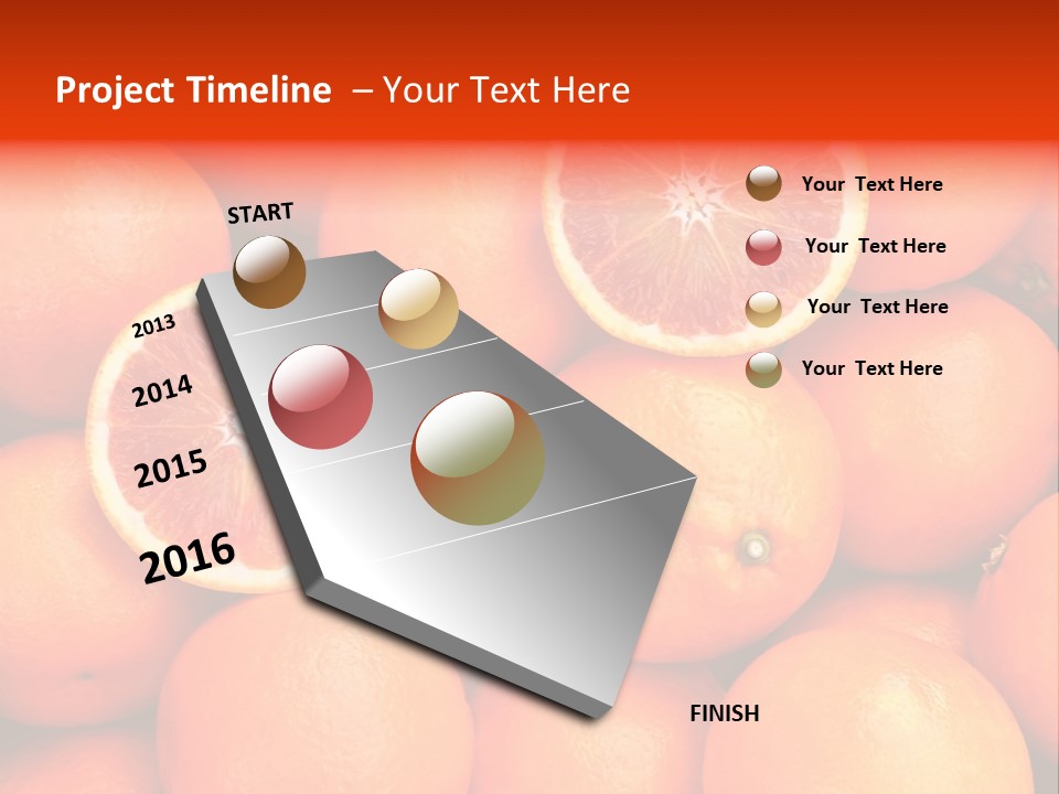 Juicy Diet Many PowerPoint Template
