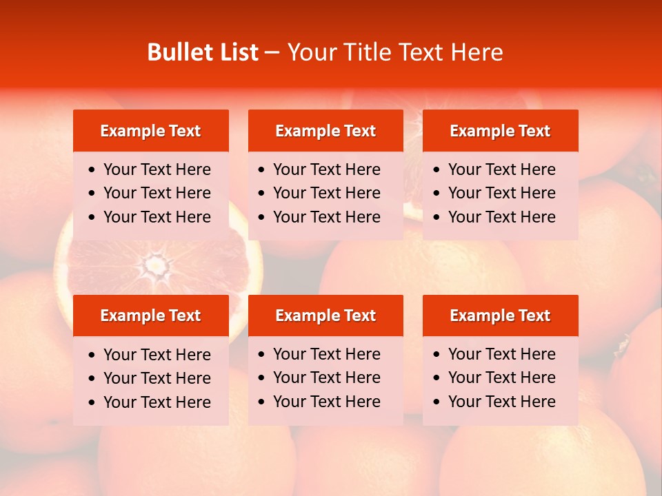 Juicy Diet Many PowerPoint Template