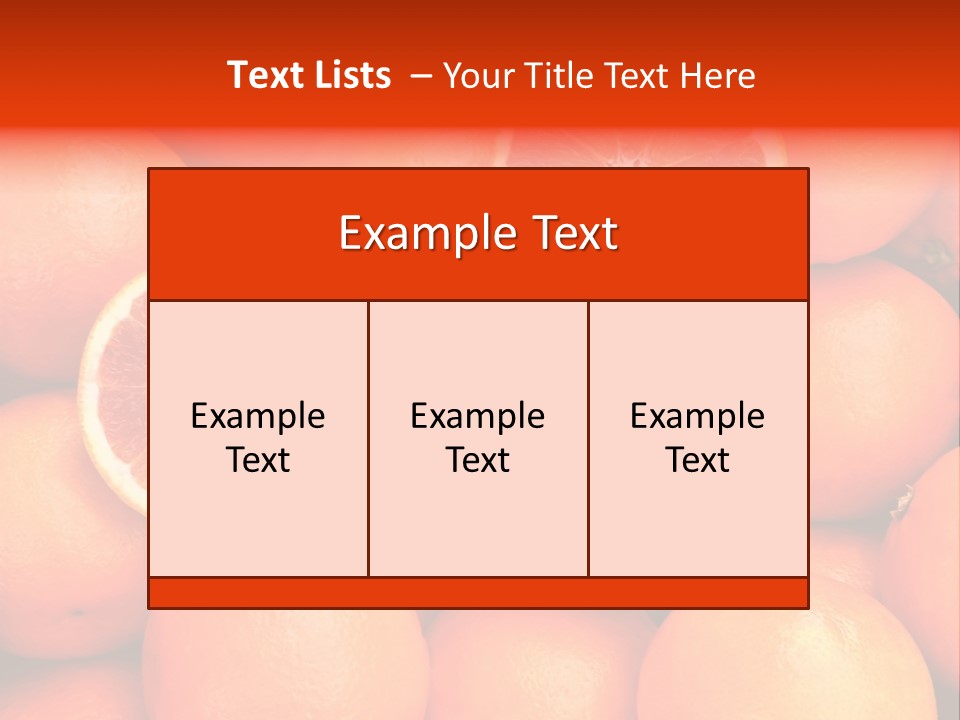 Juicy Diet Many PowerPoint Template