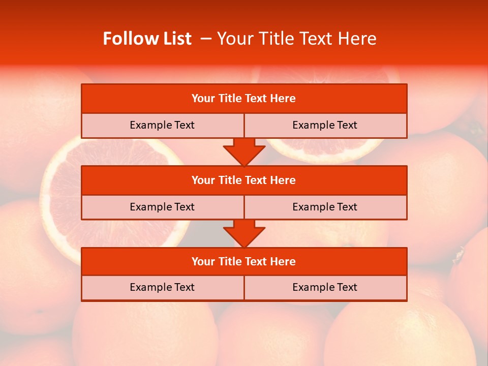 Juicy Diet Many PowerPoint Template