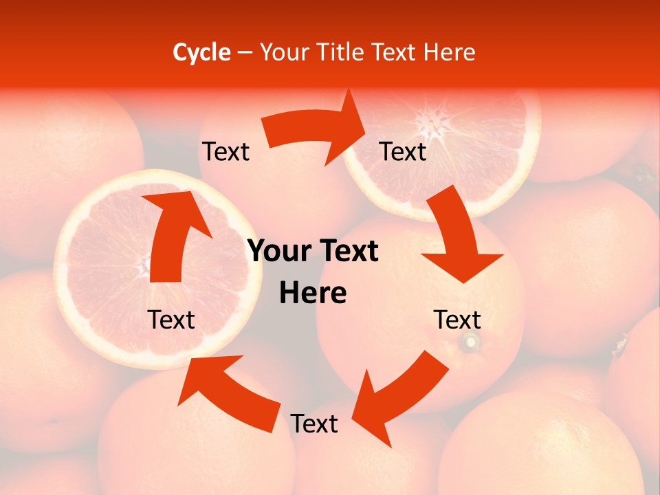 Juicy Diet Many PowerPoint Template