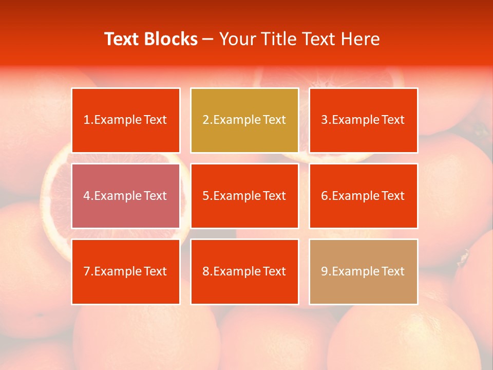 Juicy Diet Many PowerPoint Template