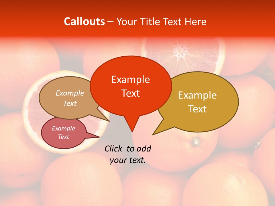 Juicy Diet Many PowerPoint Template