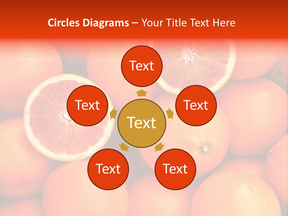 Juicy Diet Many PowerPoint Template