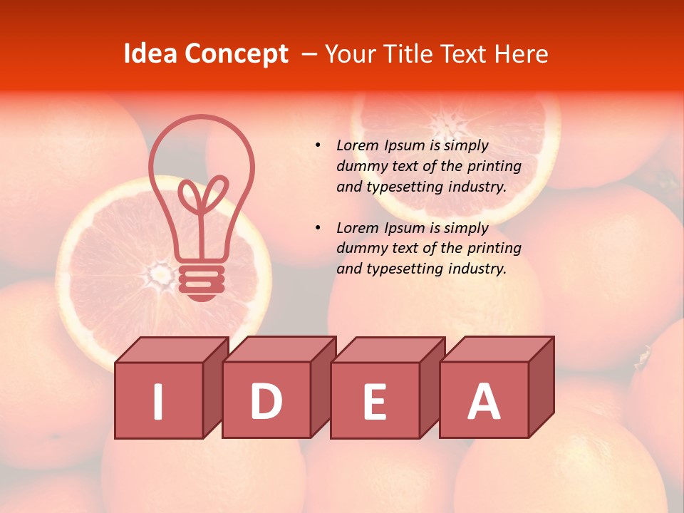 Juicy Diet Many PowerPoint Template