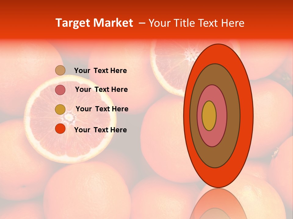 Juicy Diet Many PowerPoint Template