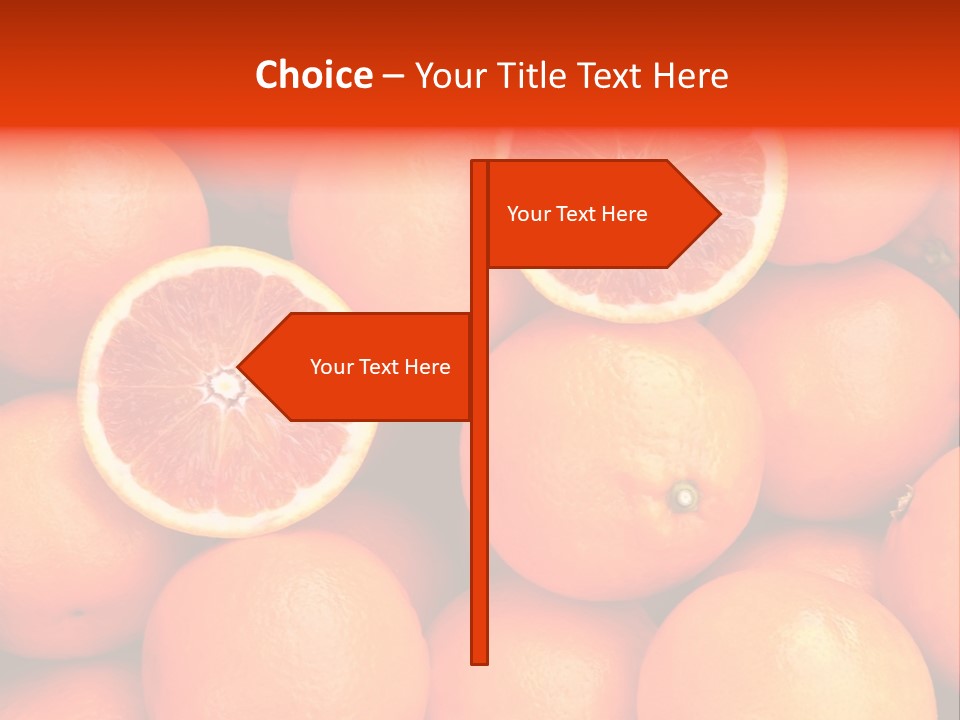 Juicy Diet Many PowerPoint Template