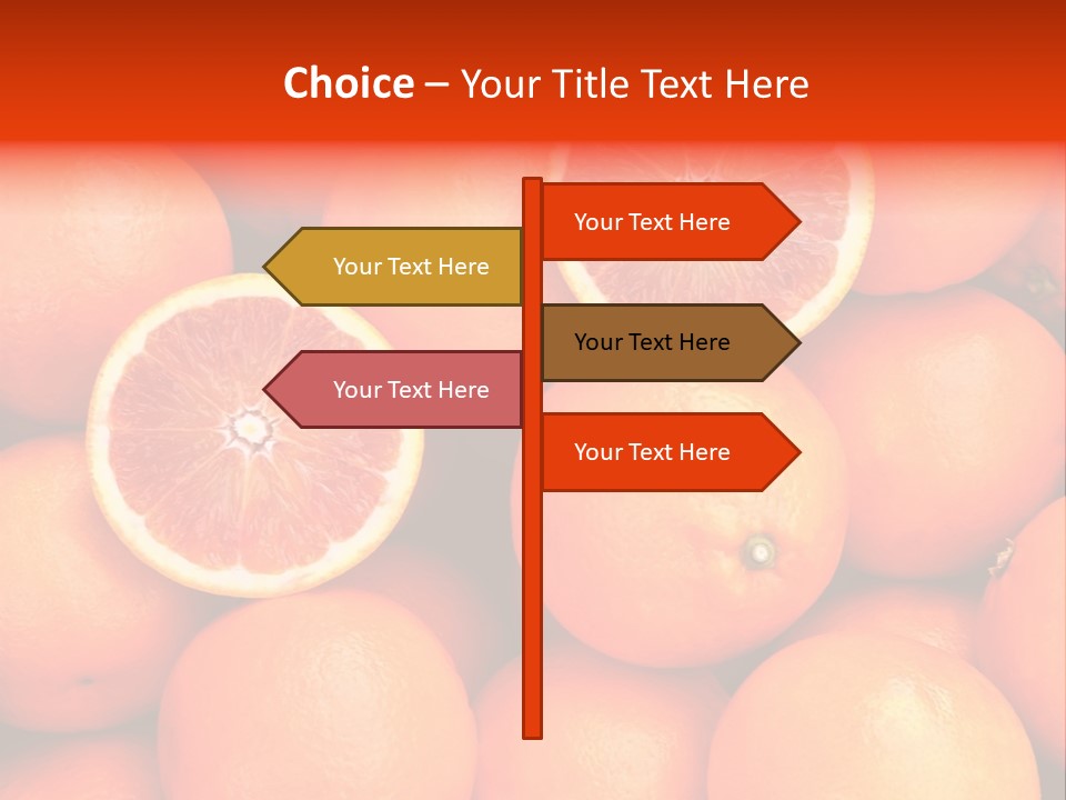 Juicy Diet Many PowerPoint Template