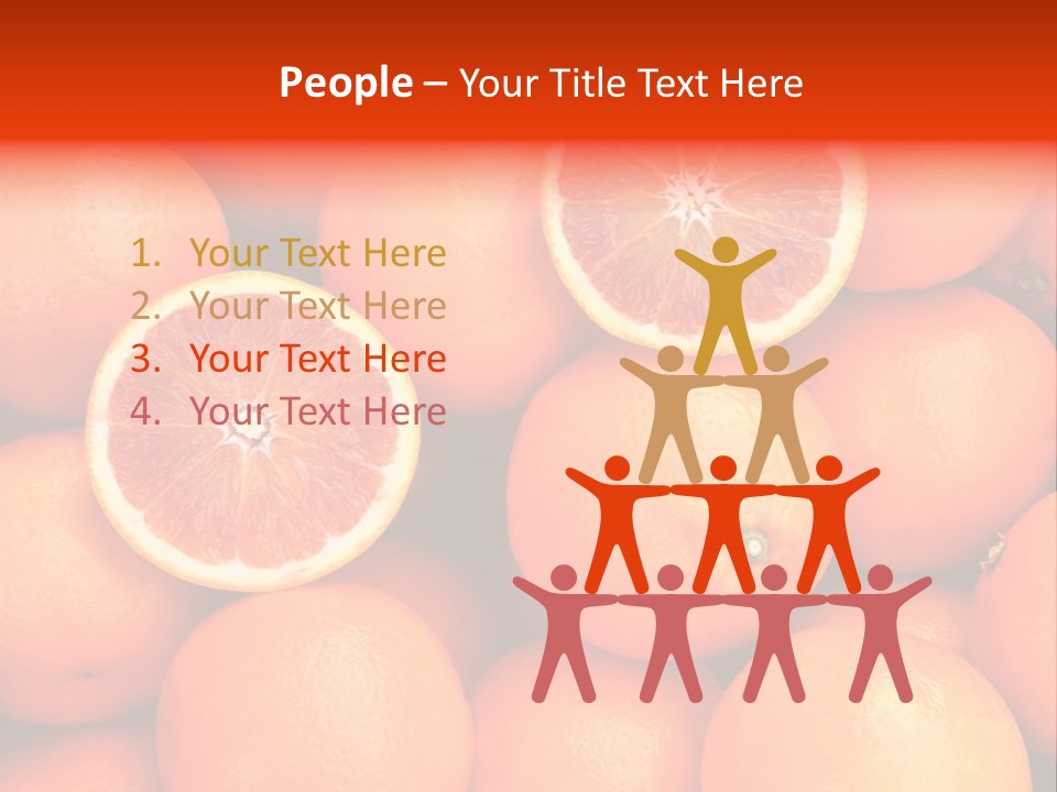 Juicy Diet Many PowerPoint Template