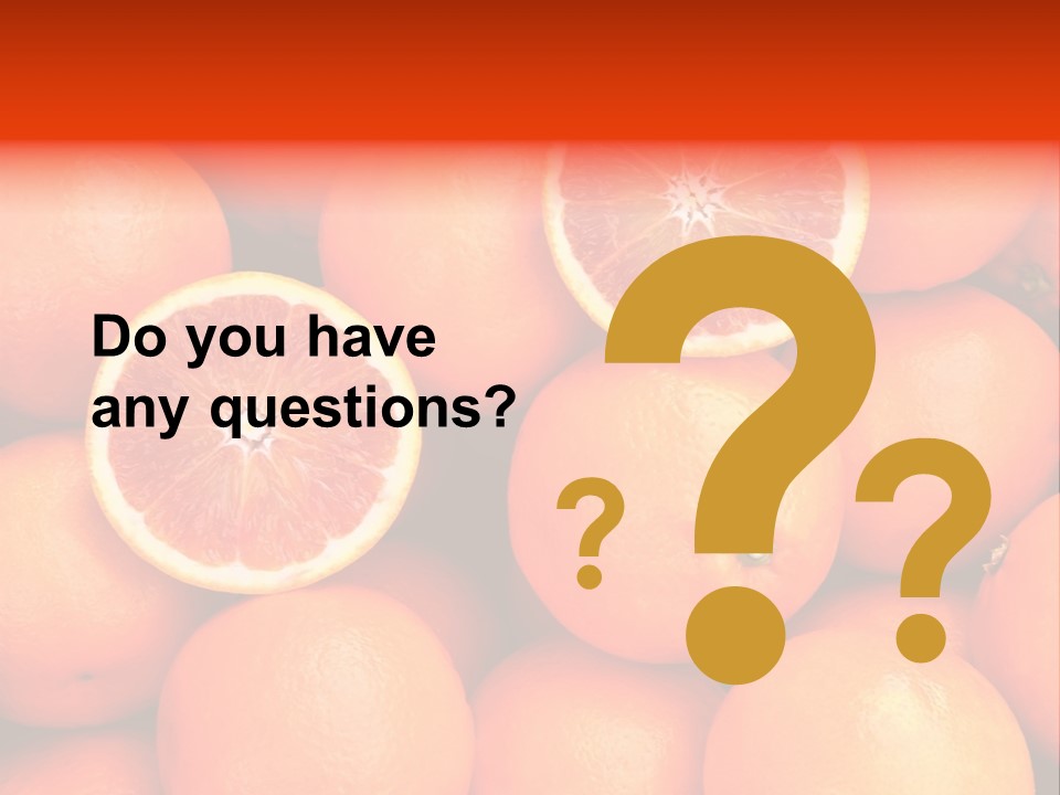 Juicy Diet Many PowerPoint Template