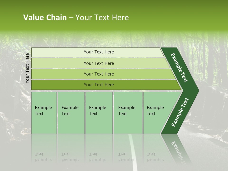 Nature Seychelles Highway PowerPoint Template