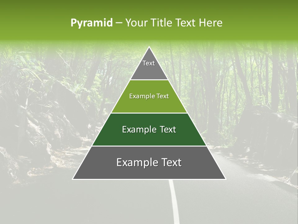 Nature Seychelles Highway PowerPoint Template
